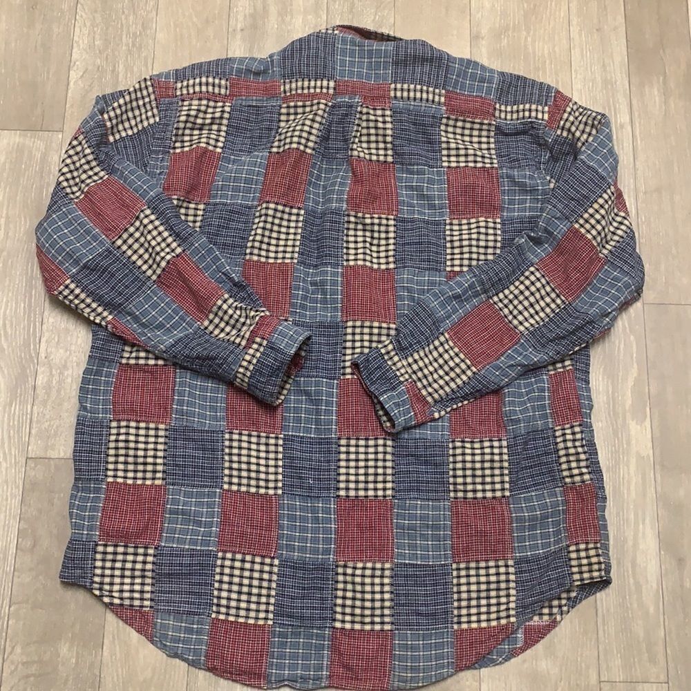 Mens Nautica Button Up Vintage Style Shirt - Picture 6 of 6